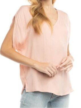 Rose Dawn - Drop Shoulder Boxy Blouse